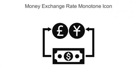 Money Exchange Rate Monotone Icon In Powerpoint Pptx Png And Editable Eps Format