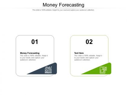 Money forecasting ppt powerpoint presentation layouts deck cpb