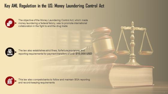 Money Laundering Control Act As Key AML Regulation Training Ppt