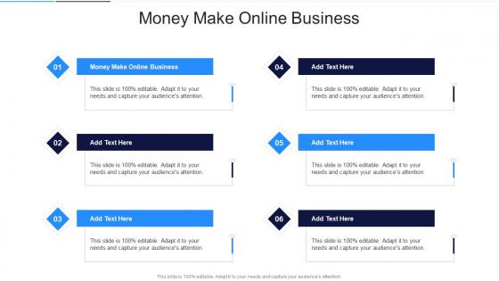 Money Make Online Business In Powerpoint And Google Slides Cpb