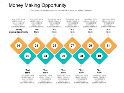 Money making opportunity ppt powerpoint presentation ideas file formats cpb
