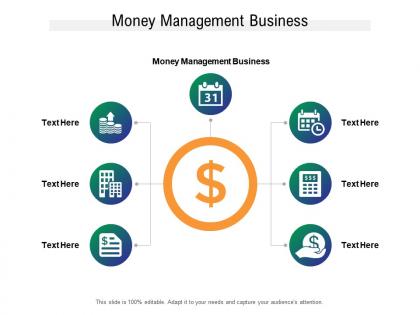 Money management business ppt powerpoint presentation layouts visual aids cpb