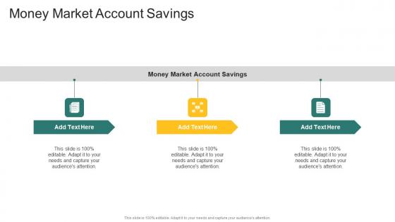 Money Market Account Savings In Powerpoint And Google Slides Cpb