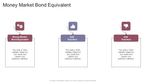 Money Market Bond Equivalent In Powerpoint And Google Slides Cpb