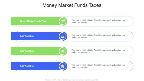 Money Market Funds Taxes In Powerpoint And Google Slides Cpb