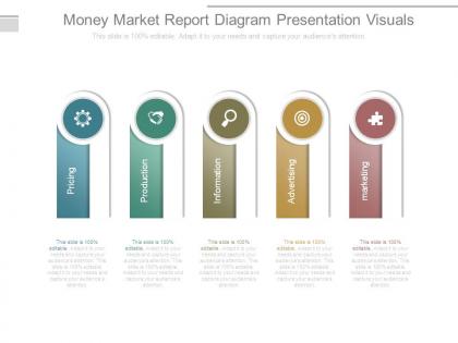 Money market report diagram presentation visuals