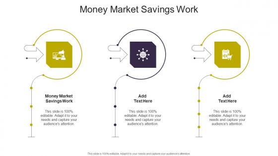 Money Market Savings Work In Powerpoint And Google Slides Cpb