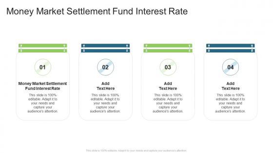 Money Market Settlement Fund Interest Rate In Powerpoint And Google Slides Cpb