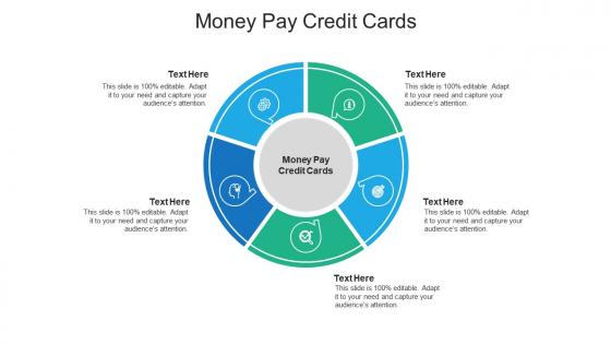 Money pay credit cards ppt powerpoint presentation professional elements cpb