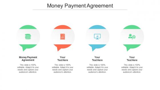 Money Payment Agreement Ppt Powerpoint Presentation Inspiration Show Cpb