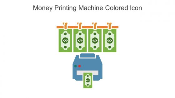 Money Printing Machine Colored Icon In Powerpoint Pptx Png And Editable Eps Format