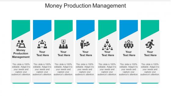 Money production management ppt powerpoint presentation infographic template summary cpb
