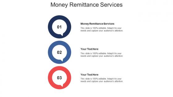 Money remittance services ppt powerpoint presentation layouts elements cpb