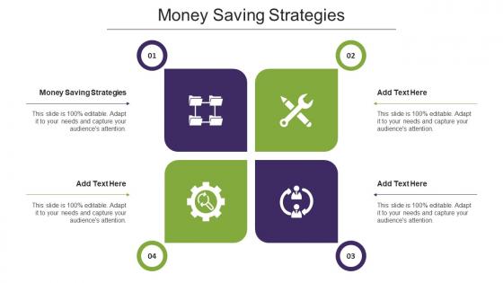 Money Saving Strategies Ppt Powerpoint Presentation Layouts Deck Cpb