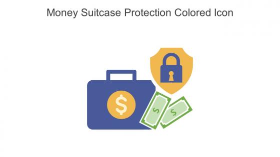 Money Suitcase Protection Colored Icon In Powerpoint Pptx Png And Editable Eps Format