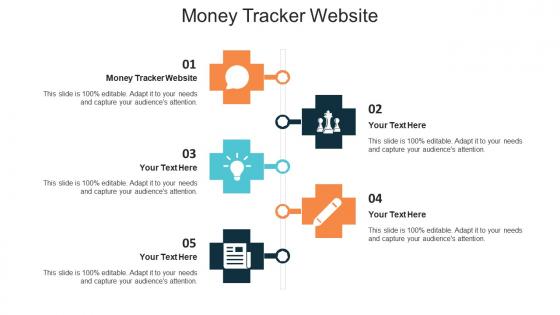 Money tracker website ppt powerpoint presentation ideas mockup cpb
