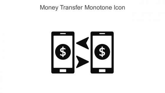 Money Transfer Monotone Icon In Powerpoint Pptx Png And Editable Eps Format