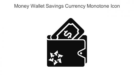 Money Wallet Savings Currency Monotone Icon In Powerpoint Pptx Png And Editable Eps Format
