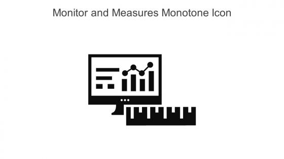 Monitor And Measures Monotone Icon In Powerpoint Pptx Png And Editable Eps Format