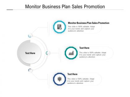 Monitor Business Plan Sales Promotion Ppt Powerpoint Presentation Inspiration Sample Cpb