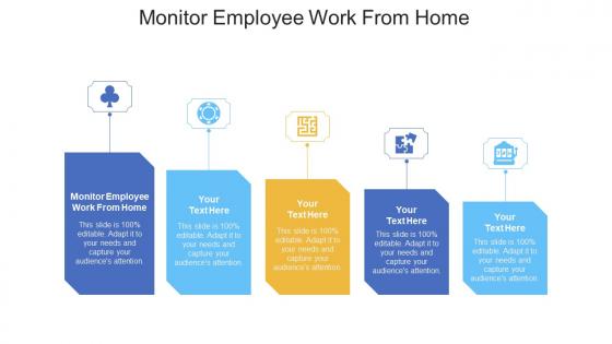 Monitor employee work from home ppt powerpoint presentation file design ideas cpb