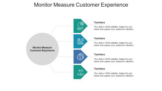 Monitor measure customer experience ppt powerpoint presentation outline skills cpb