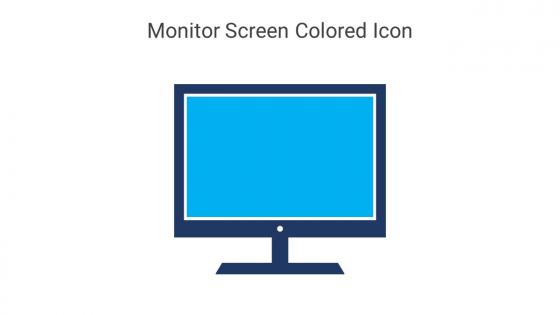 Monitor Screen Colored Icon In Powerpoint Pptx Png And Editable Eps Format