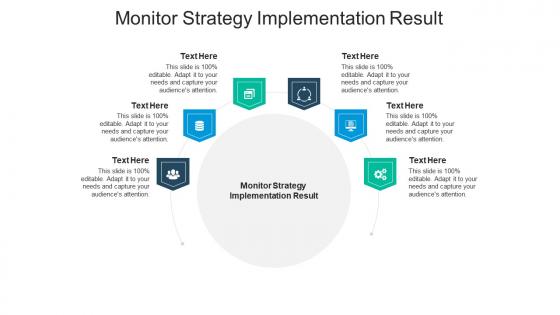 Monitor strategy implementation result ppt powerpoint presentation slides themes cpb