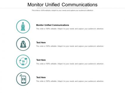 Monitor unified communications ppt powerpoint presentation styles example introduction cpb
