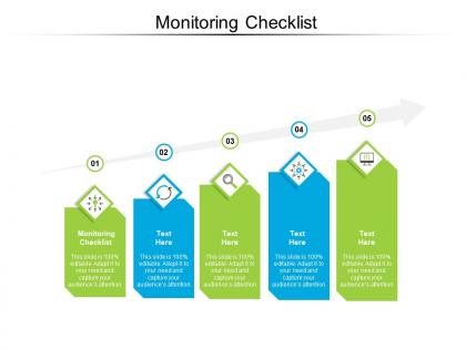 Monitoring checklist ppt powerpoint presentation gallery show cpb