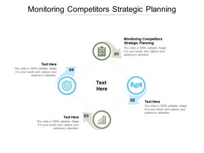 Monitoring competitors strategic planning ppt powerpoint presentation slides cpb