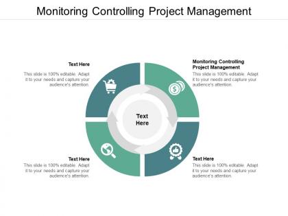 Monitoring controlling project management ppt powerpoint presentation pictures cpb