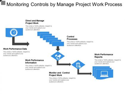 Monitoring controls by manage project work process