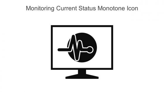 Monitoring Current Status Monotone Icon In Powerpoint Pptx Png And Editable Eps Format