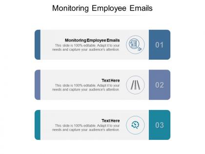 Monitoring employee emails ppt powerpoint presentation professional grid cpb