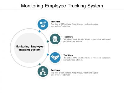 Monitoring employee tracking system ppt powerpoint presentation infographics slide portrait cpb