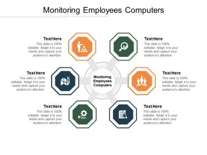 Monitoring employees computers ppt powerpoint presentation gallery background image cpb