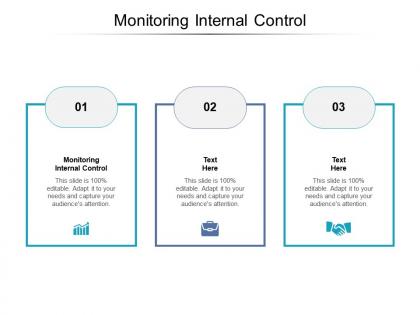 Monitoring internal control ppt powerpoint presentation slides graphics template cpb
