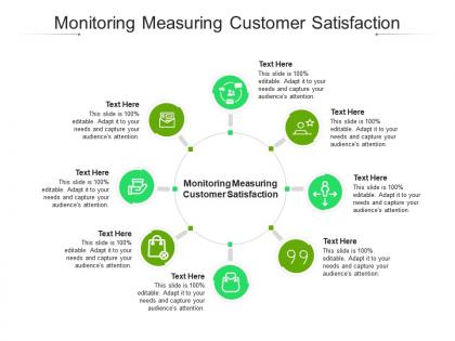 Monitoring measuring customer satisfaction ppt powerpoint presentation professional structure cpb