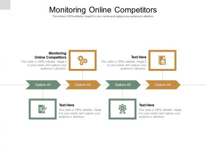 Monitoring online competitors ppt powerpoint presentation infographics images cpb