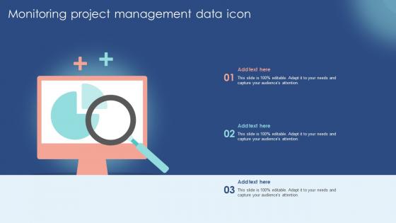 Monitoring Project Management Data Icon