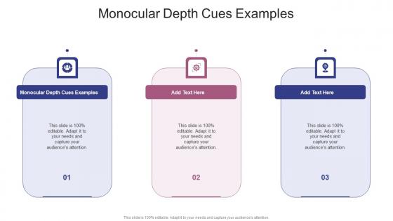 Monocular Depth Cues Examples In Powerpoint And Google Slides Cpb