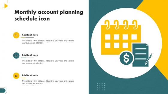 Monthly Account Planning Schedule Icon