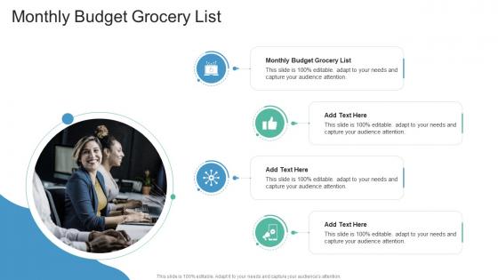 Monthly Budget Grocery List In Powerpoint And Google Slides Cpb