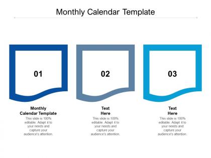 Monthly calendar template ppt powerpoint presentation icon styles cpb
