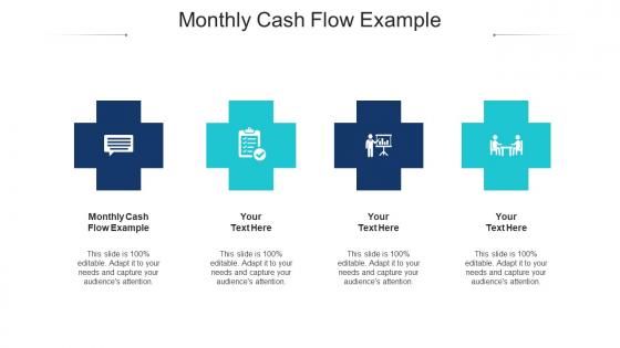 Monthly Cash Flow Example Ppt Powerpoint Presentation Show Diagrams Cpb