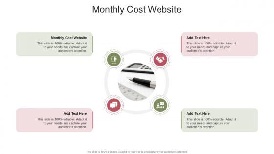 Monthly Cost Website In Powerpoint And Google Slides Cpb