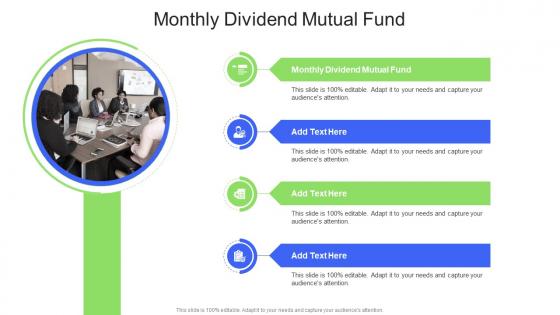 Monthly Dividend Mutual Fund In Powerpoint And Google Slides Cpb