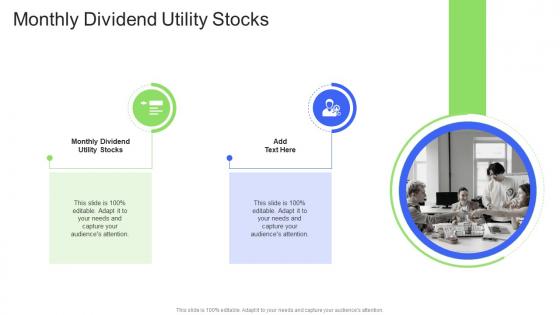 Monthly Dividend Utility Stocks In Powerpoint And Google Slides Cpb