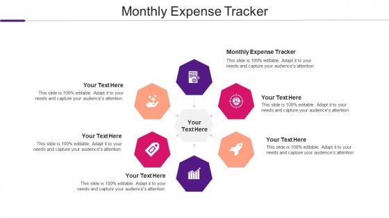 Monthly Expense Tracker Ppt Powerpoint Presentation Outline Slide Portrait Cpb